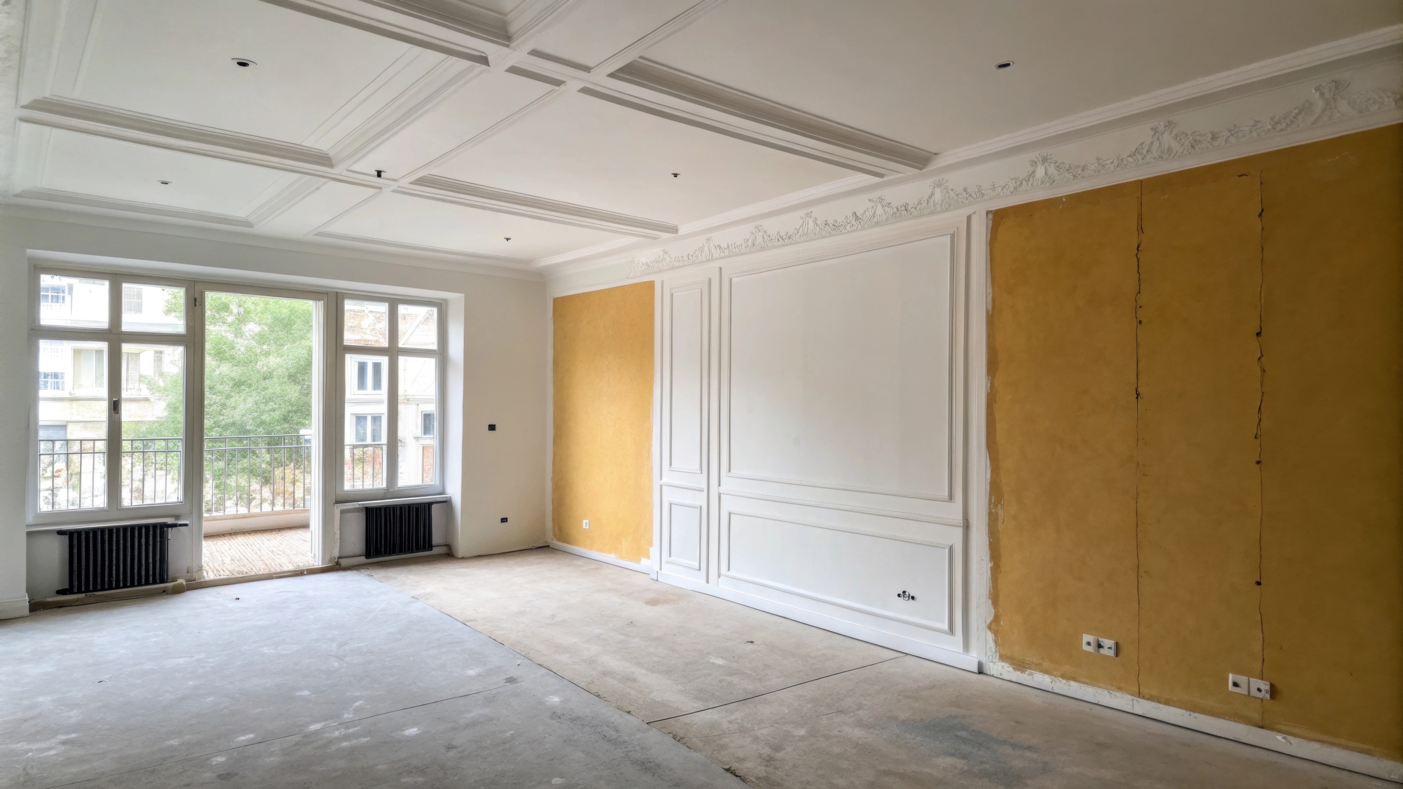 Image of unpainted room